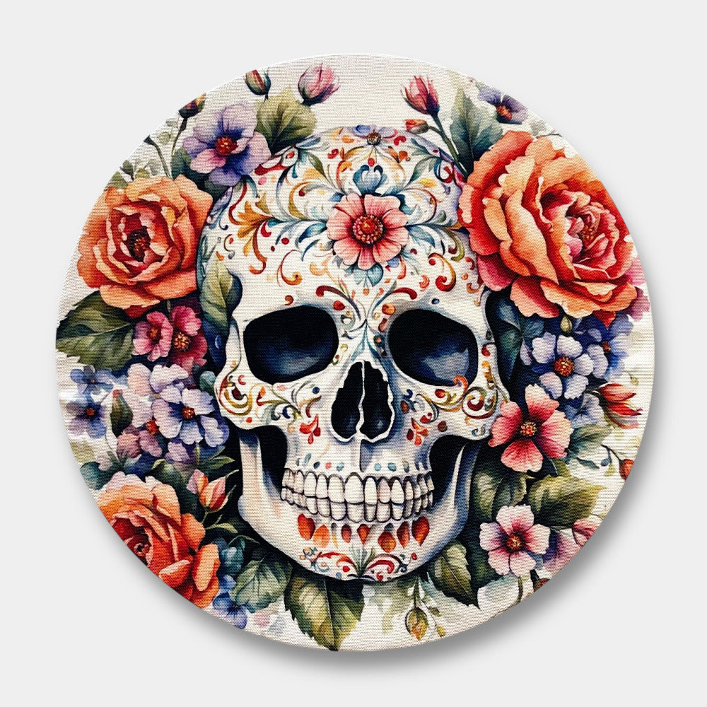 Colored Skull - Funda Plato Base