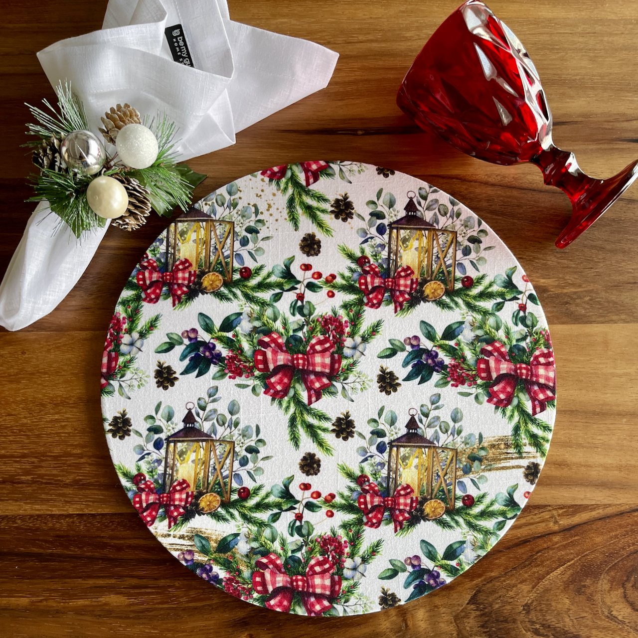 Cheerful Christmas - Funda / Individual Rígido (MDF)