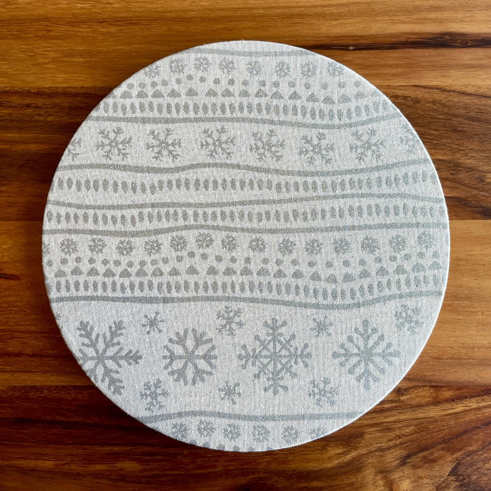 Flake Silver - Funda / Individual Rígido (MDF)
