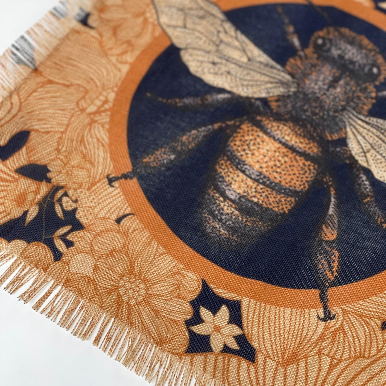 Abeja Azul (Set de 6) - Servilleta de Tela