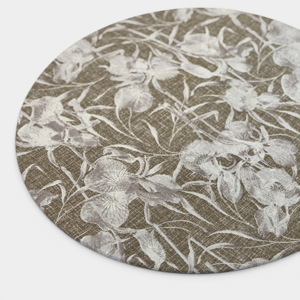 White Orchids - Funda Plato Base