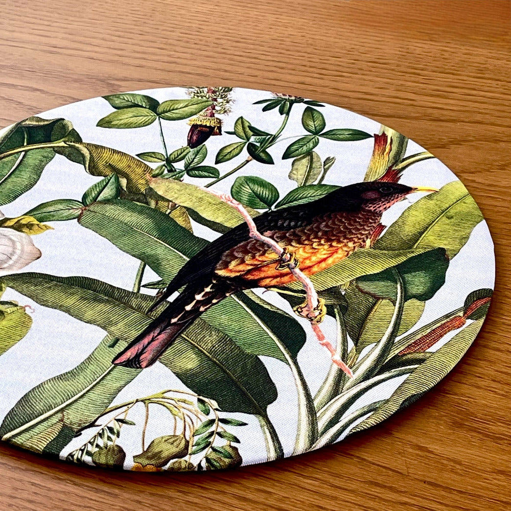 Adara Yellow Bird - Funda Plato Base