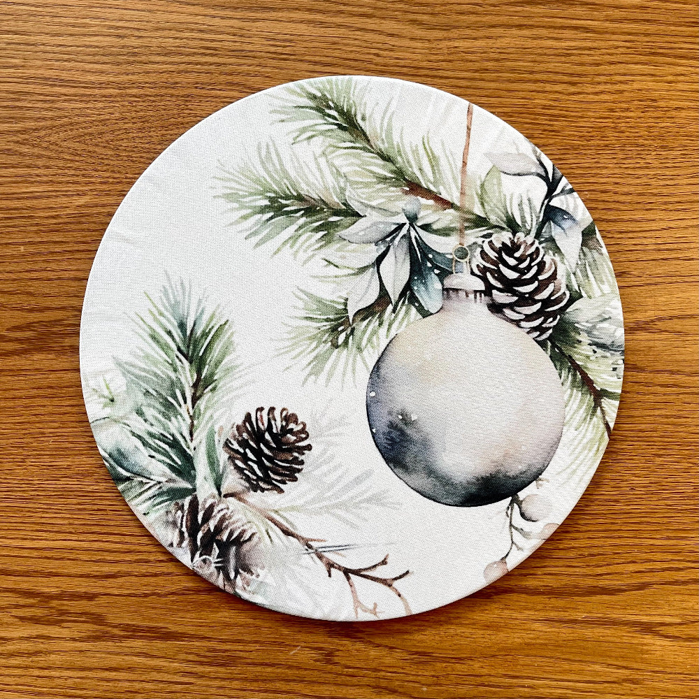 Pine Cones & Sphere - Funda Para Plato