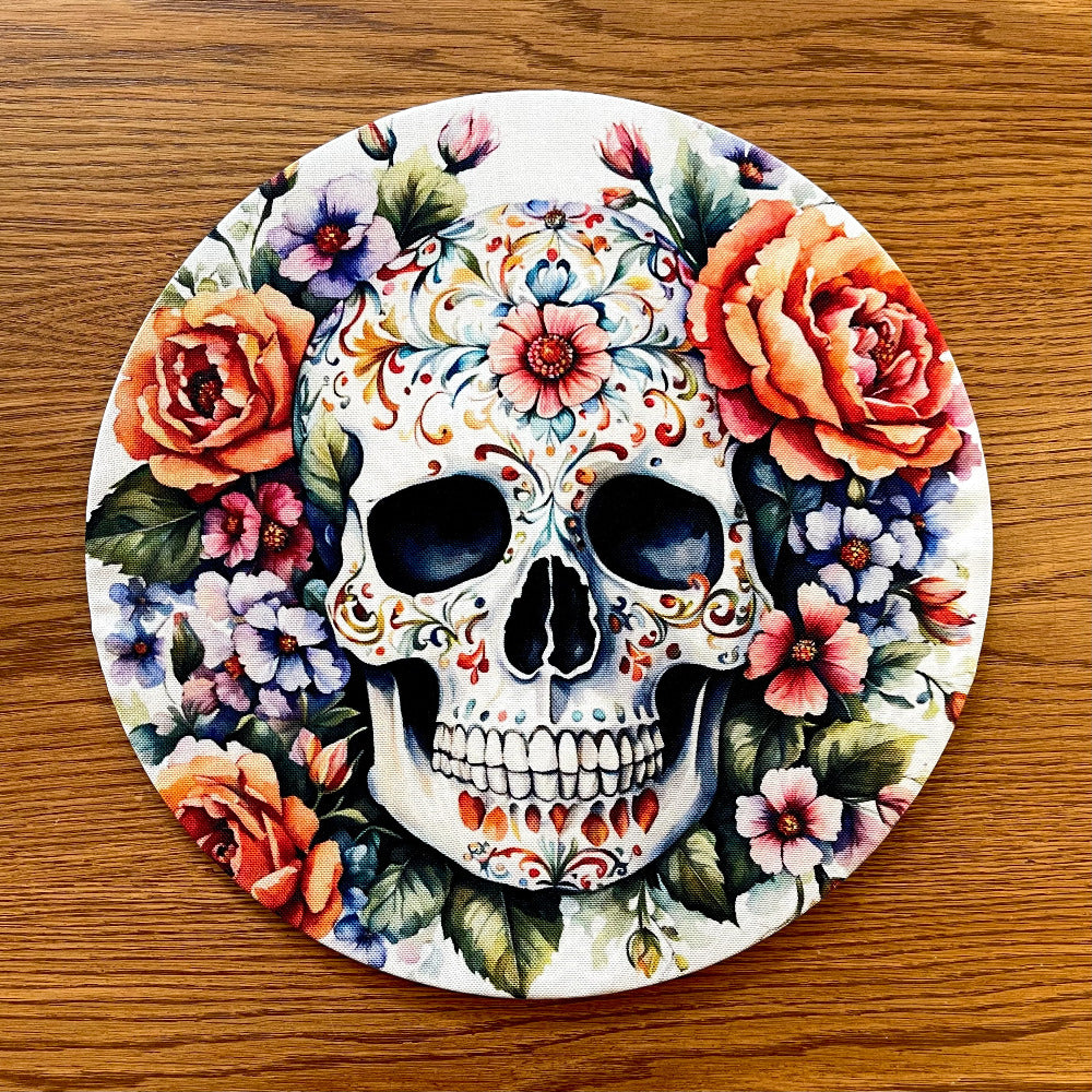 Colored Skull - Funda Plato Base