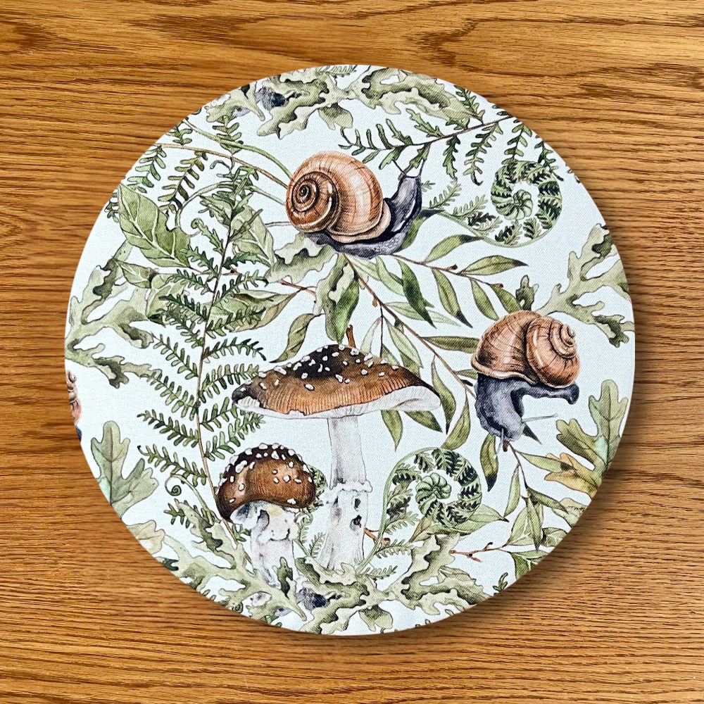 Mushroom & Snail Max - Funda Plato Base