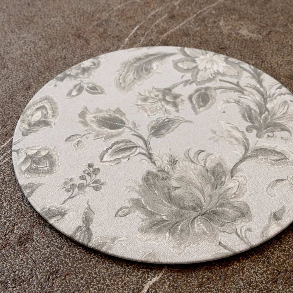 Gray Blossom - Funda Plato Base