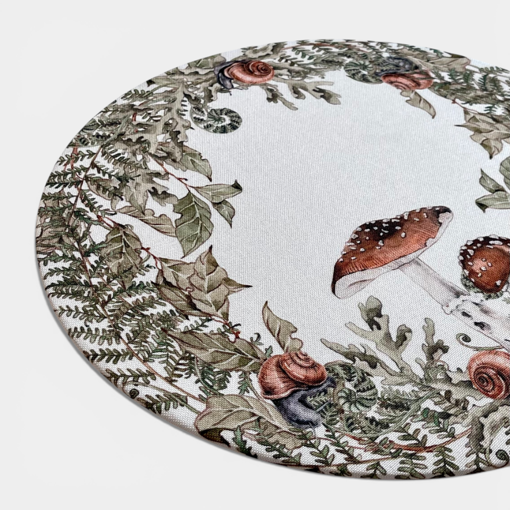 Mushroom & Snail - Funda Plato Base