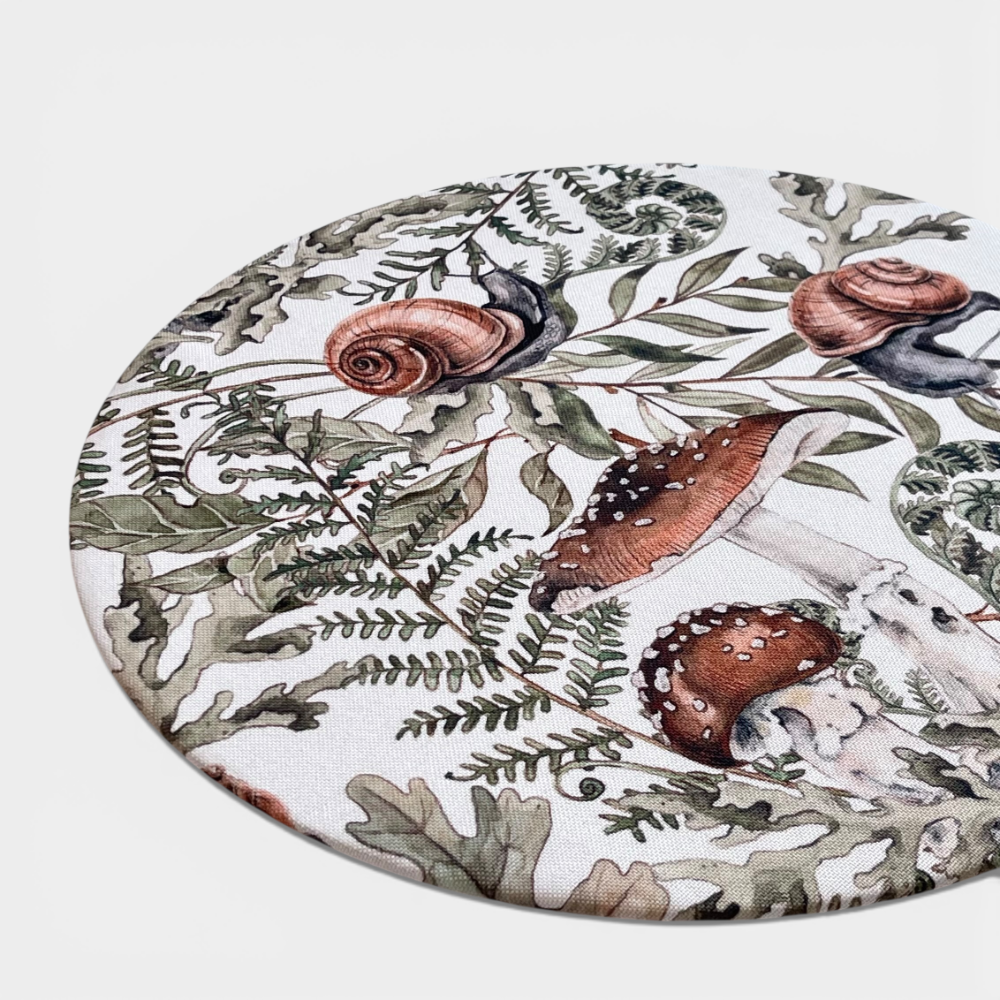 Mushroom & Snail Max - Funda Plato Base