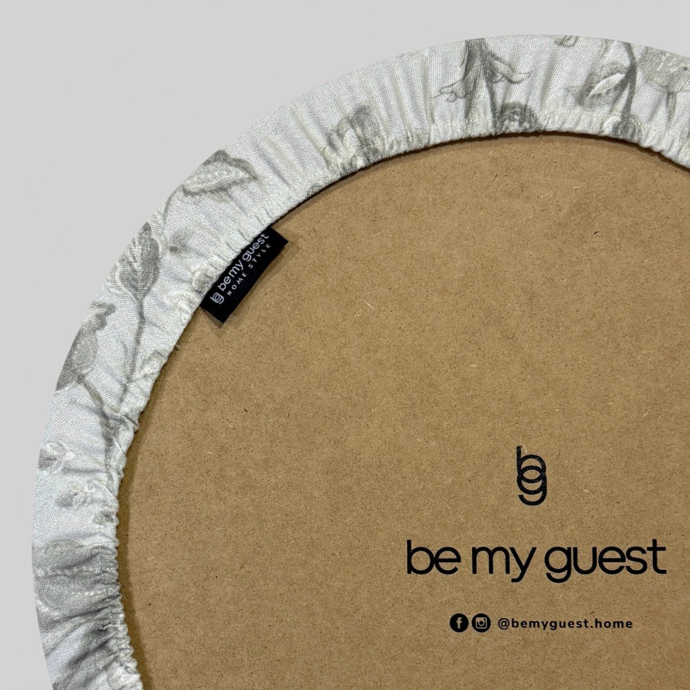 Gray Blossom - Funda Plato Base