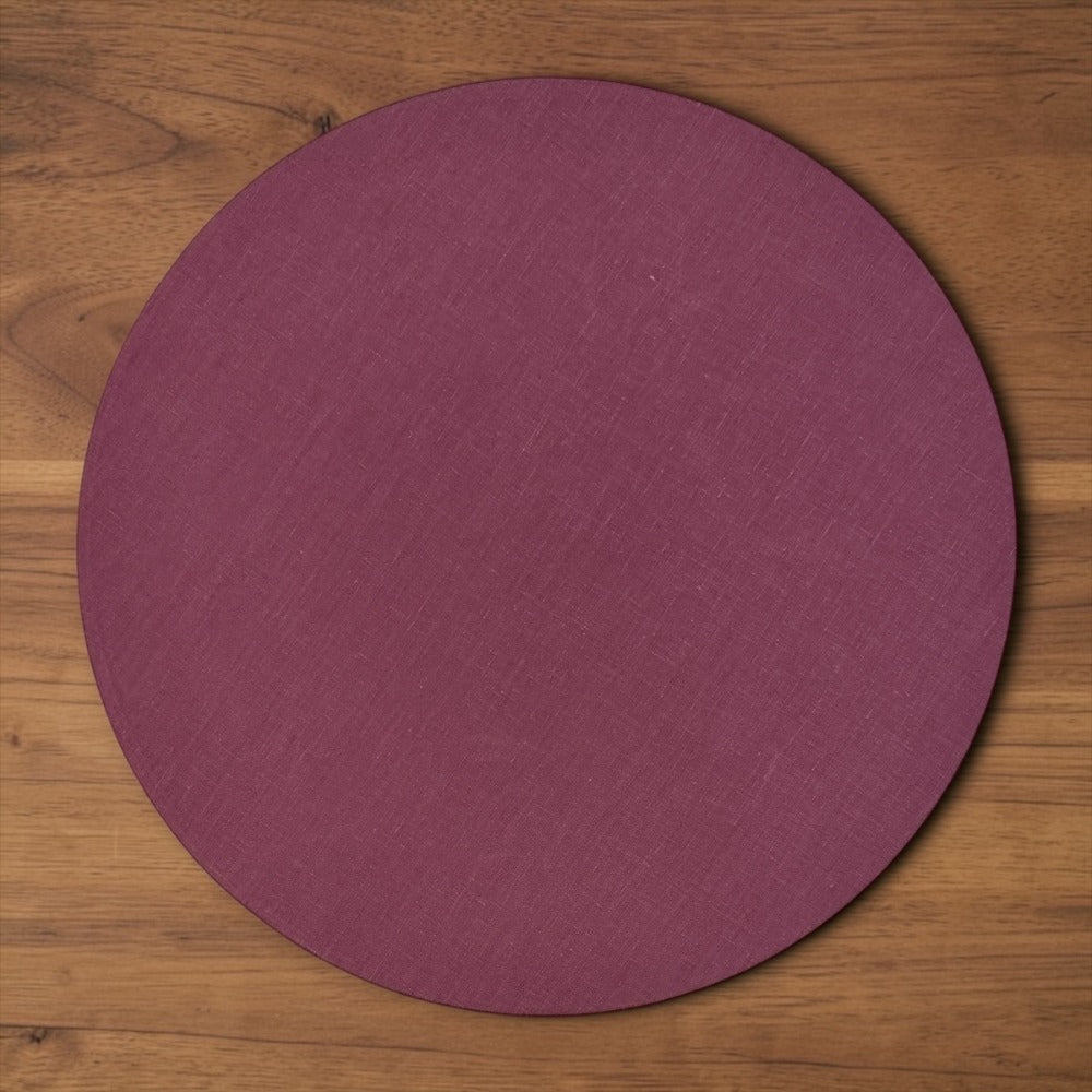 Purple Lino - Funda Plato Base