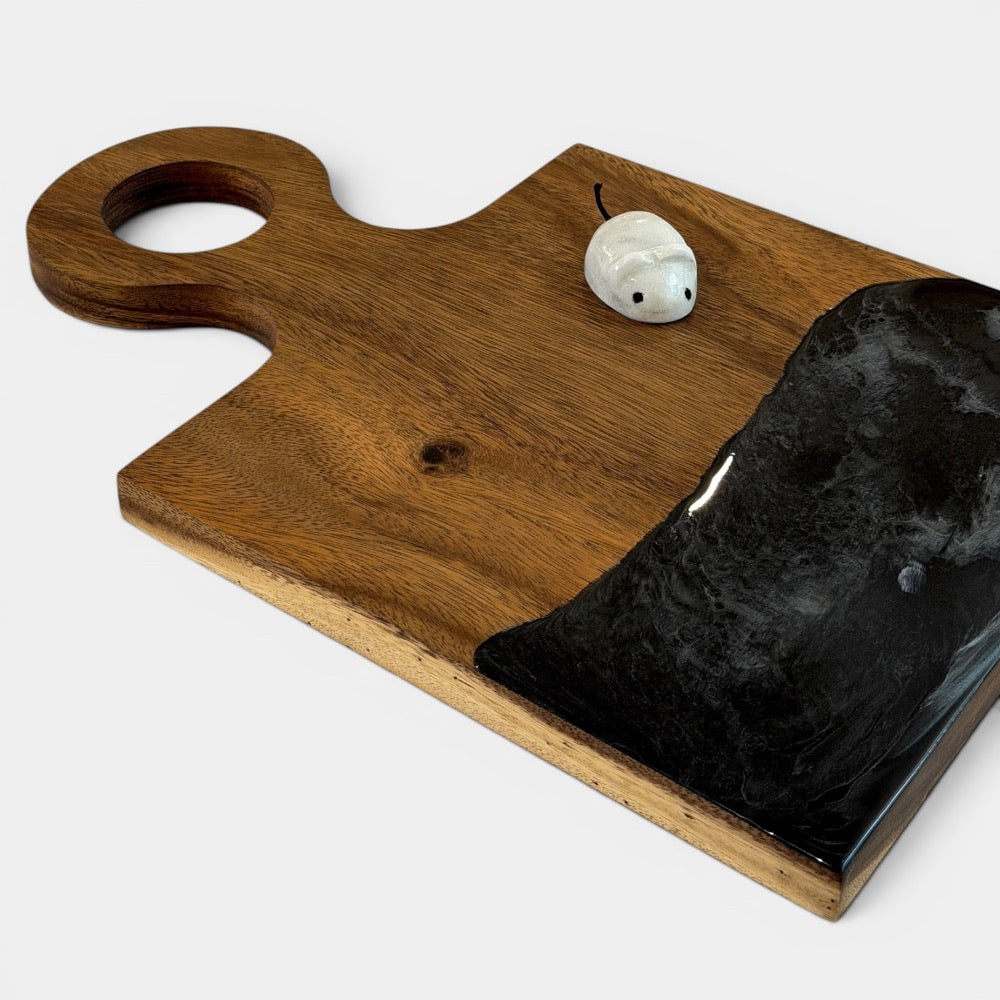 Tabla Cuadrada con Aro - Tabla de Madera