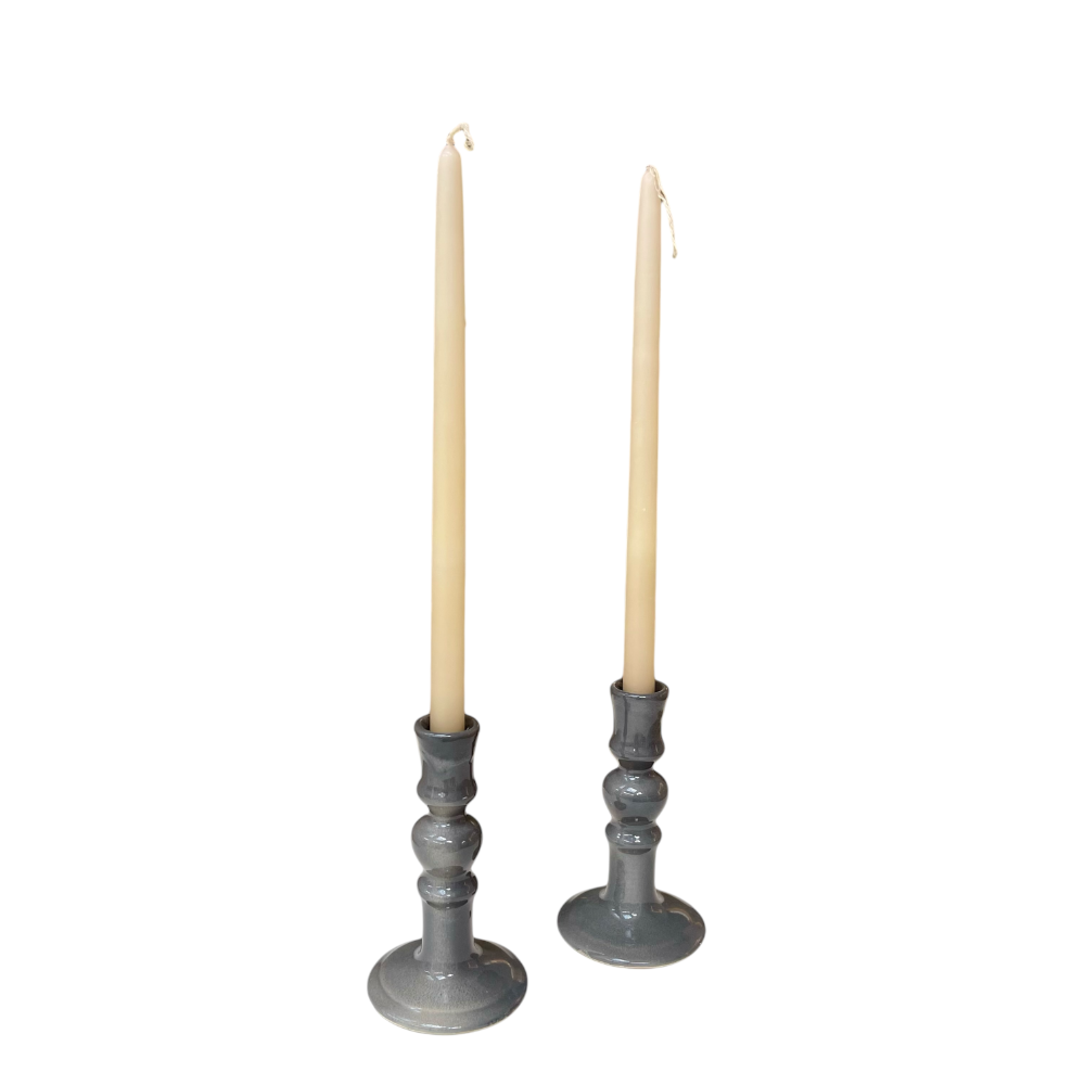 Petlani Gris (Set de 2) - Candelabros