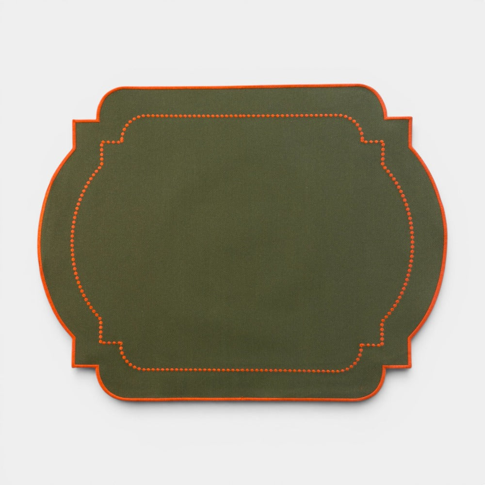 Roterdam Verde Musgo (Set de 6) - Individual de Mesa