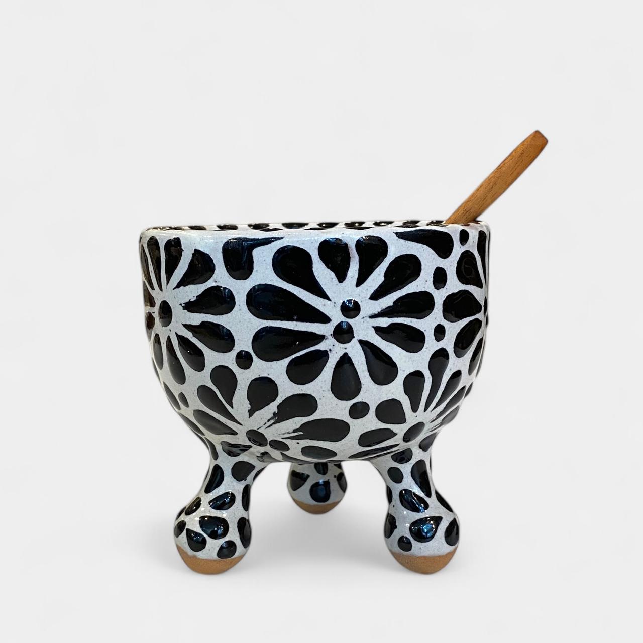 Molcajete Talavera Flores - Salsero