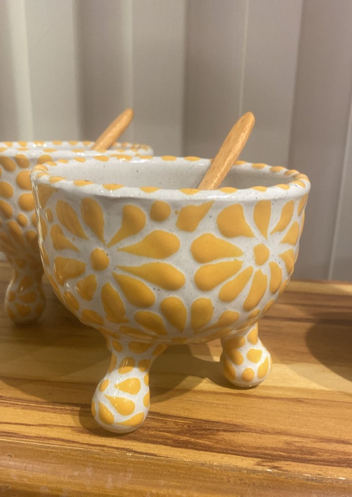 Molcajete Talavera Flores - Salsero