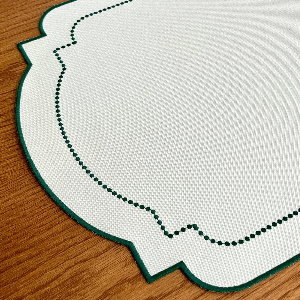 Róterdam Beige/Verde (Set de 6) -Individual de Mesa