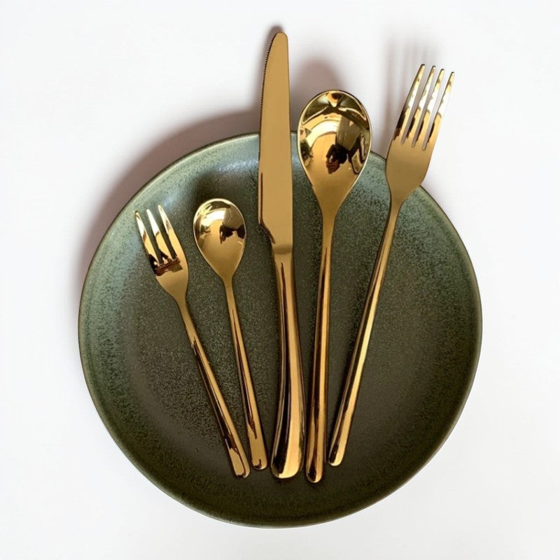 Zarek Dorado (Set 5 piezas) - Cubiertos