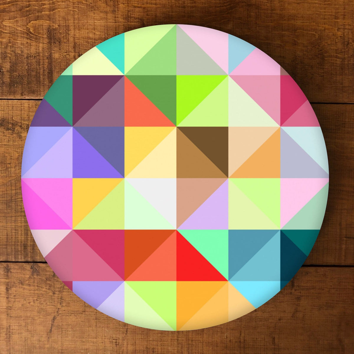 Geométrico Multicolor - Charola Giratoria