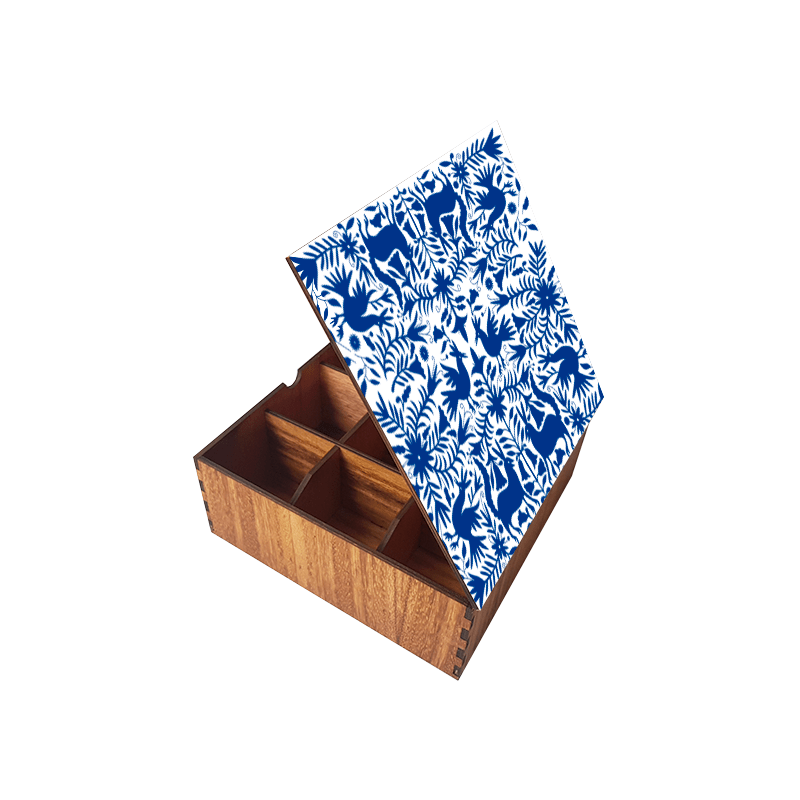 Tenango Azul - Caja para Té - Be My Guest Home